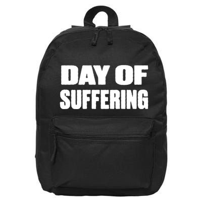 Day Of Suffering Visualize Industrial Collapse 16 in Basic Backpack