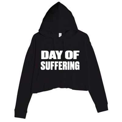 Day Of Suffering Visualize Industrial Collapse Crop Fleece Hoodie
