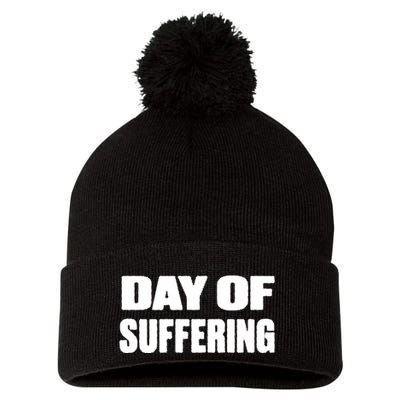 Day Of Suffering Visualize Industrial Collapse Pom Pom 12in Knit Beanie
