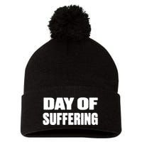 Day Of Suffering Visualize Industrial Collapse Pom Pom 12in Knit Beanie