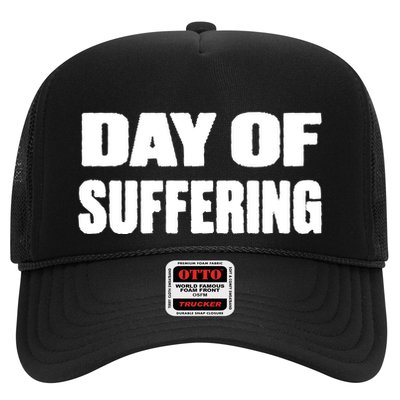 Day Of Suffering Visualize Industrial Collapse Trucker Hat