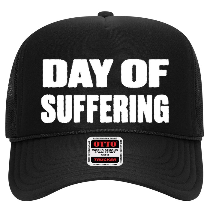 Day Of Suffering Visualize Industrial Collapse Trucker Hat