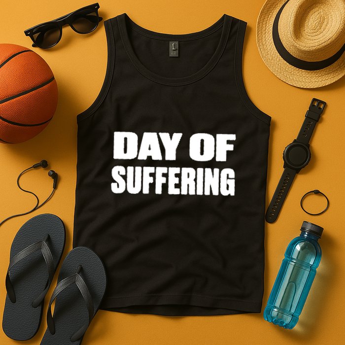 Day Of Suffering Visualize Industrial Collapse Tank Top