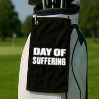 Day Of Suffering Visualize Industrial Collapse Golf Towel
