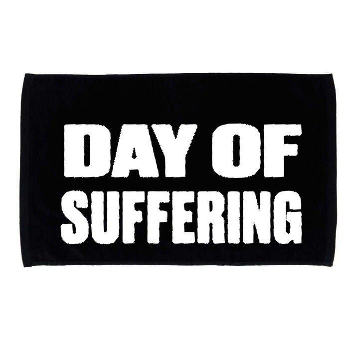 Day Of Suffering Visualize Industrial Collapse Microfiber Hand Towel