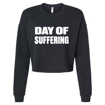 Day Of Suffering Visualize Industrial Collapse Cropped Pullover Crew