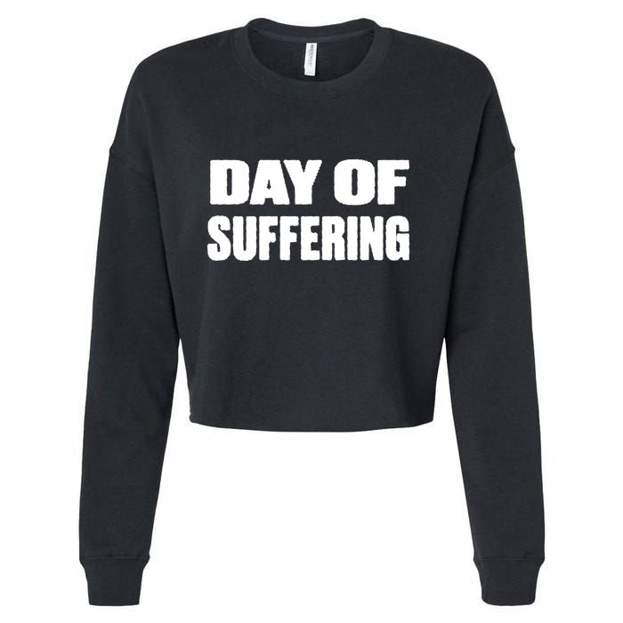 Day Of Suffering Visualize Industrial Collapse Cropped Pullover Crew