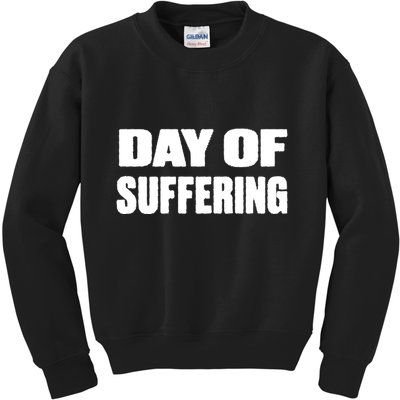 Day Of Suffering Visualize Industrial Collapse Kids Sweatshirt
