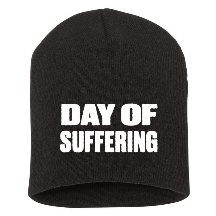 Day Of Suffering Visualize Industrial Collapse Short Acrylic Beanie
