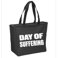 Day Of Suffering Visualize Industrial Collapse Zip Tote Bag