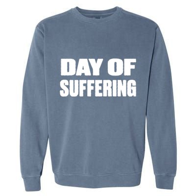 Day Of Suffering Visualize Industrial Collapse Garment-Dyed Sweatshirt