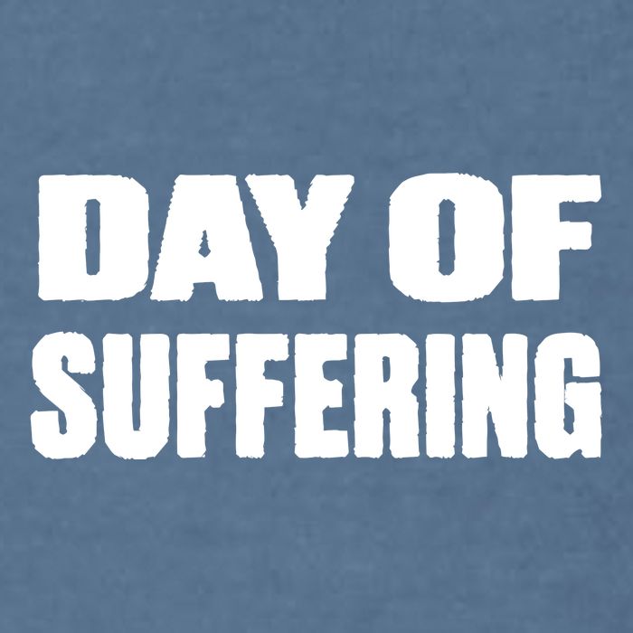 Day Of Suffering Visualize Industrial Collapse Garment-Dyed Sweatshirt