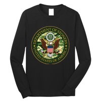 Department Of Stoners Funny Weed Cannabis Pot America USA Long Sleeve Shirt