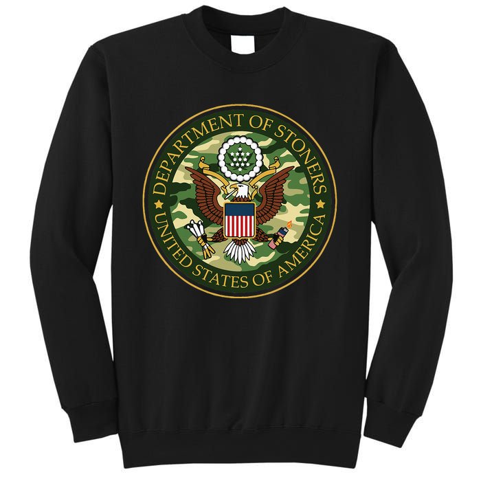 Department Of Stoners Funny Weed Cannabis Pot America USA Sweatshirt