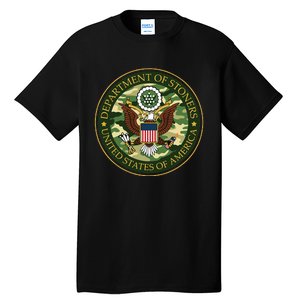 Department Of Stoners Funny Weed Cannabis Pot America USA Tall T-Shirt