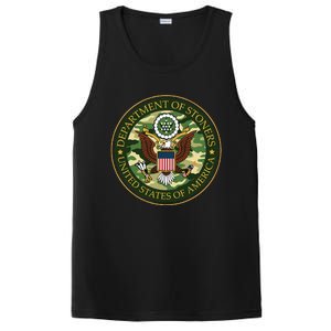 Department Of Stoners Funny Weed Cannabis Pot America USA PosiCharge Competitor Tank