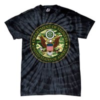 Department Of Stoners Funny Weed Cannabis Pot America USA Tie-Dye T-Shirt