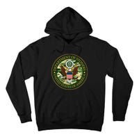 Department Of Stoners Funny Weed Cannabis Pot America USA Tall Hoodie