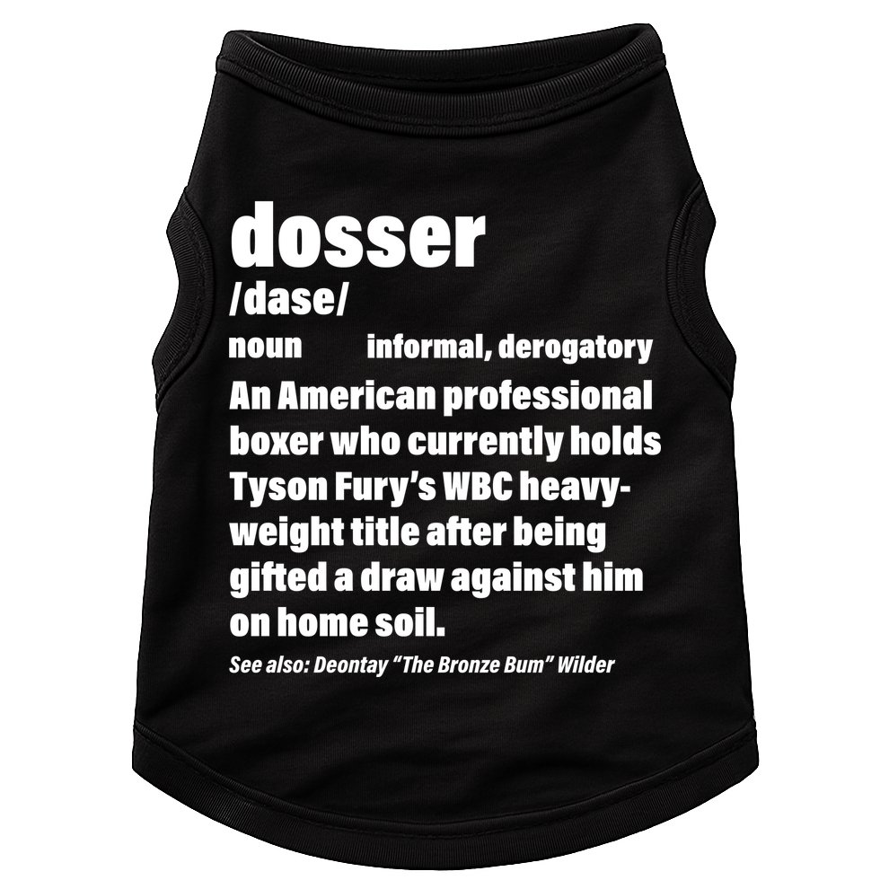 Dosser Definition  Doggie Tank