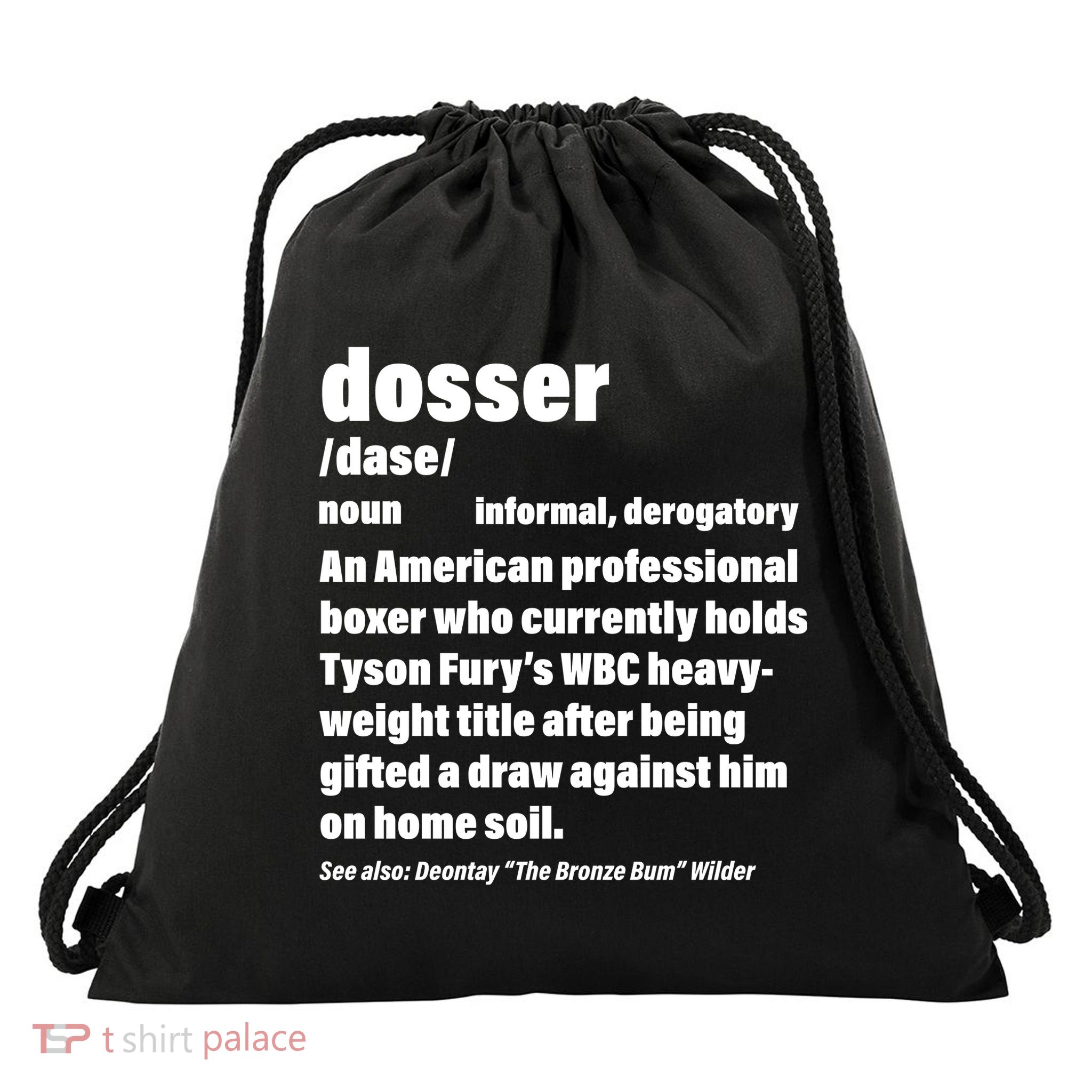 Dosser Definition  Drawstring Bag