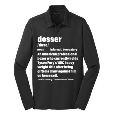 Dosser Definition  Silk Touch Performance Long Sleeve Polo