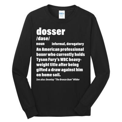 Dosser Definition  Tall Long Sleeve T-Shirt