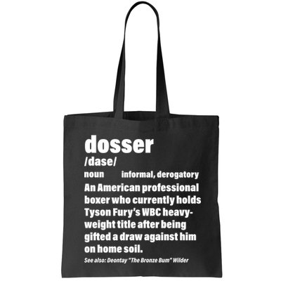 Dosser Definition  Bag