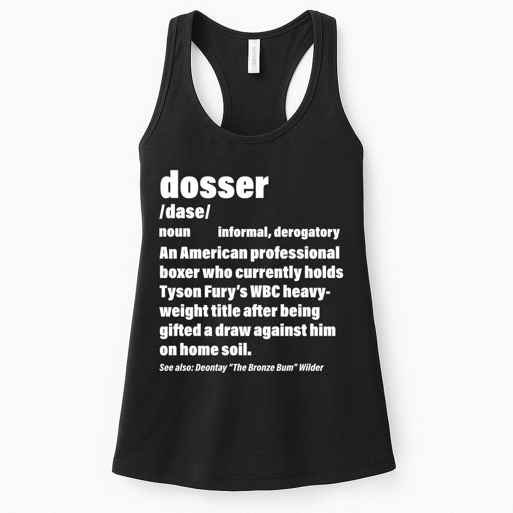 Dosser Definition  Womens Tank Top
