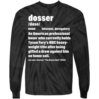 Dosser Definition  Tie-Dye Long Sleeve Shirt