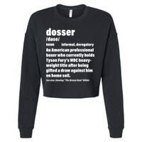 Dosser Definition  Cropped Pullover Crew