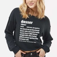 Dosser Definition  Cropped Pullover Crew
