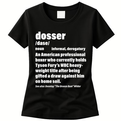 Dosser Definition  Womens T-Shirt