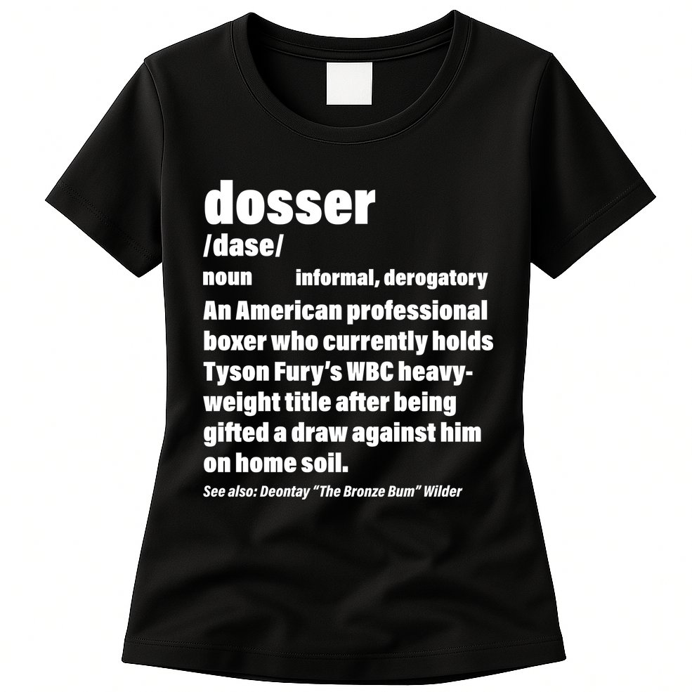Dosser Definition  Womens T-Shirt