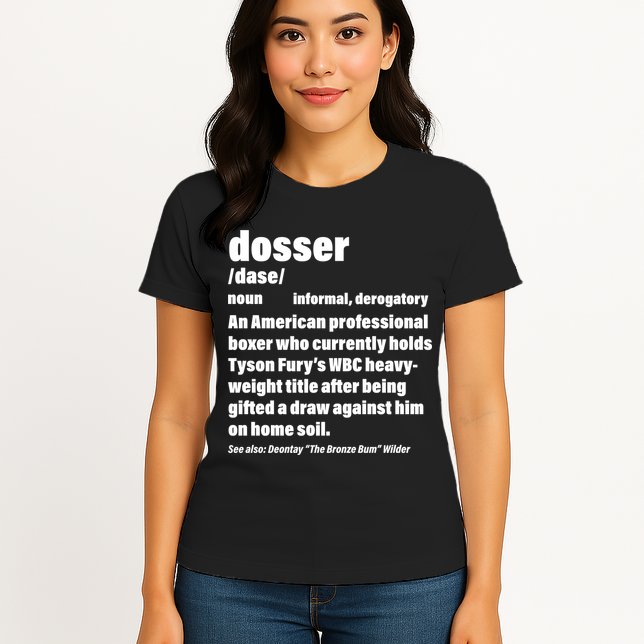Dosser Definition  Womens T-Shirt