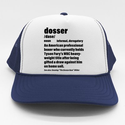 Dosser Definition  Trucker Hat