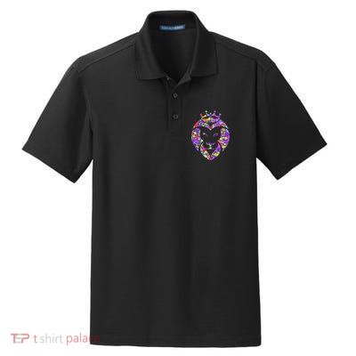 Dot Day King Lion Dry Zone Grid Polo
