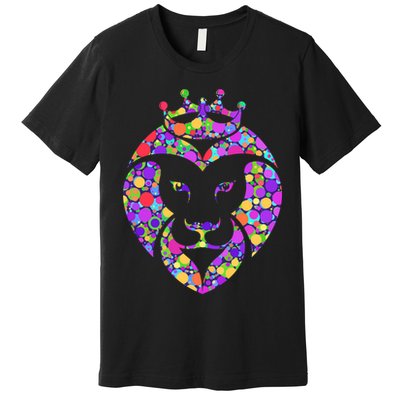 Dot Day King Lion Premium T-Shirt