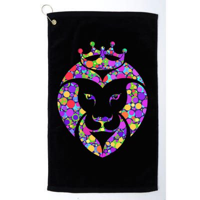 Dot Day King Lion Golf Towel