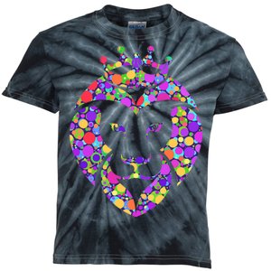 Dot Day King Lion Kids Tie-Dye T-Shirt