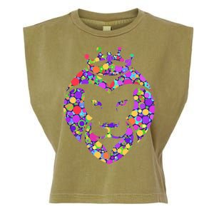 Dot Day King Lion Garment-Dyed Women's Muscle Tee