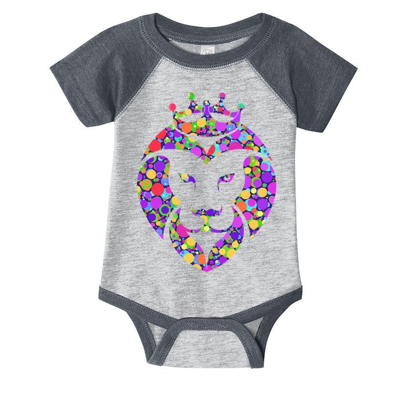 Dot Day King Lion Infant Baby Jersey Bodysuit