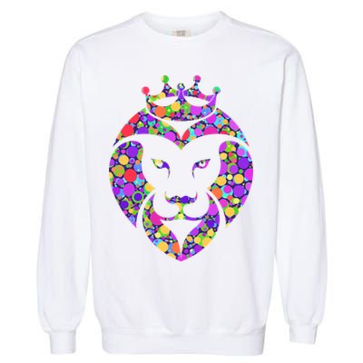 Dot Day King Lion Garment-Dyed Sweatshirt
