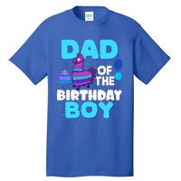 Dad Of The Birthday Boy Llama Dad And Mom Family Party Tall T-Shirt