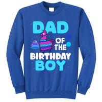 Dad Of The Birthday Boy Llama Dad And Mom Family Party Tall Sweatshirt