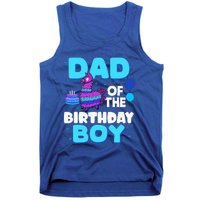 Dad Of The Birthday Boy Llama Dad And Mom Family Party Tank Top