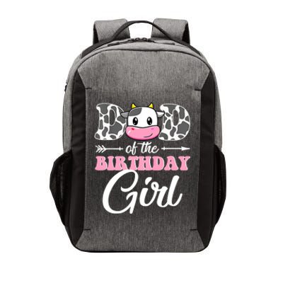 Dad Of The Birthday Matching Farm Cow Father Daddy Papa Vector Backpack