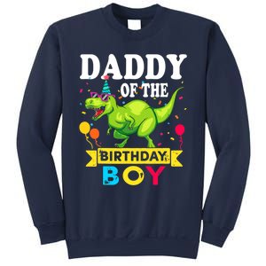 Daddy of the Birthday Boy T-Rex RAWR Dinosaur Birthday boy Sweatshirt