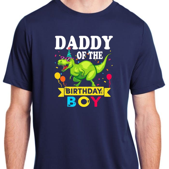 Daddy of the Birthday Boy T-Rex RAWR Dinosaur Birthday boy Adult ChromaSoft Performance T-Shirt