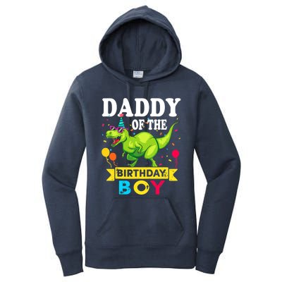 Daddy of the Birthday Boy T-Rex RAWR Dinosaur Birthday boy Women's Pullover Hoodie