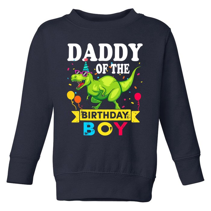 Daddy of the Birthday Boy T-Rex RAWR Dinosaur Birthday boy Toddler Sweatshirt